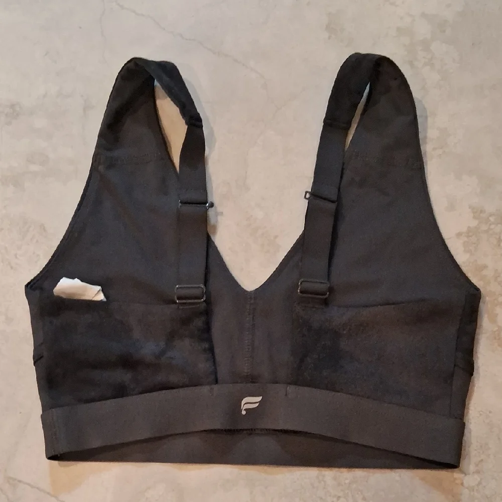 Fabletics Charcoal Sports Bra
